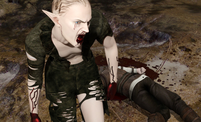 A rampant male Valorèin